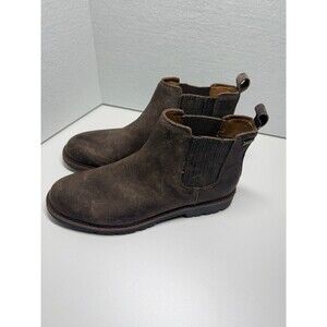 Comfortiva Weatherproof Women’s Suede Waterproof Chelsea Boots Size 10 Brown